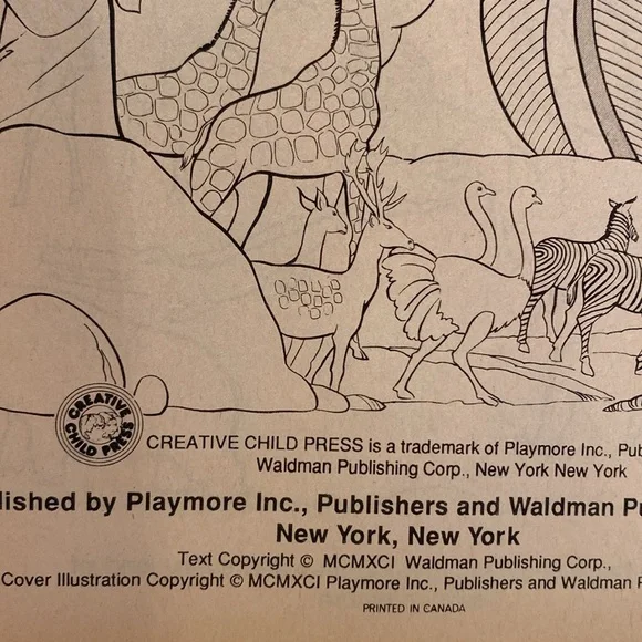 Vintage 1991 The Bible Coloring Book Pictures Old and Testament - - Picture 6 of 15